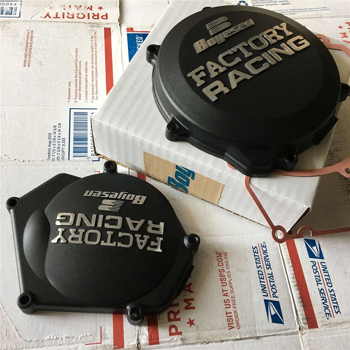 Boyesen Clutch & Ignition Black Cover For Yamaha YZ250 / YZ250X